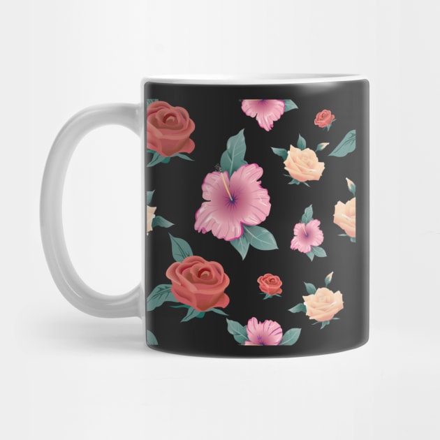 floral pattern , seamless floral pattern by Jkinkwell